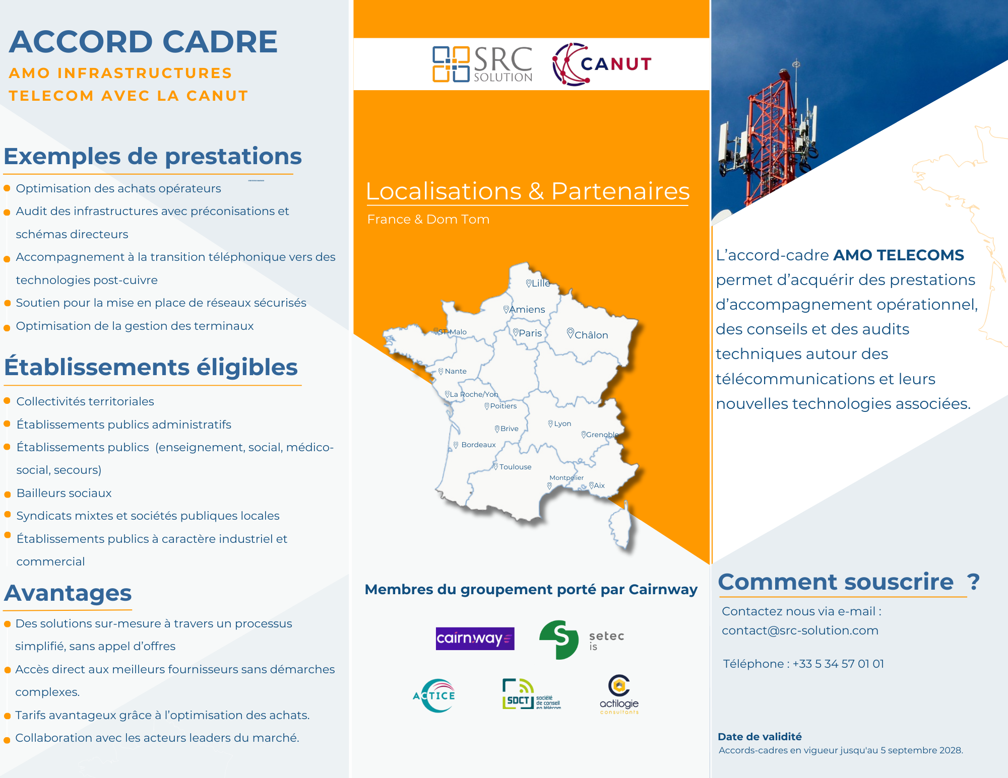 Accord cadre CANUT - SRC Solution